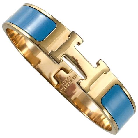 hermes clic h bracelet blue|Hermes clic h price.